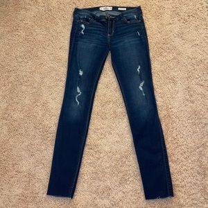 Hollister low rise super skinny jeans